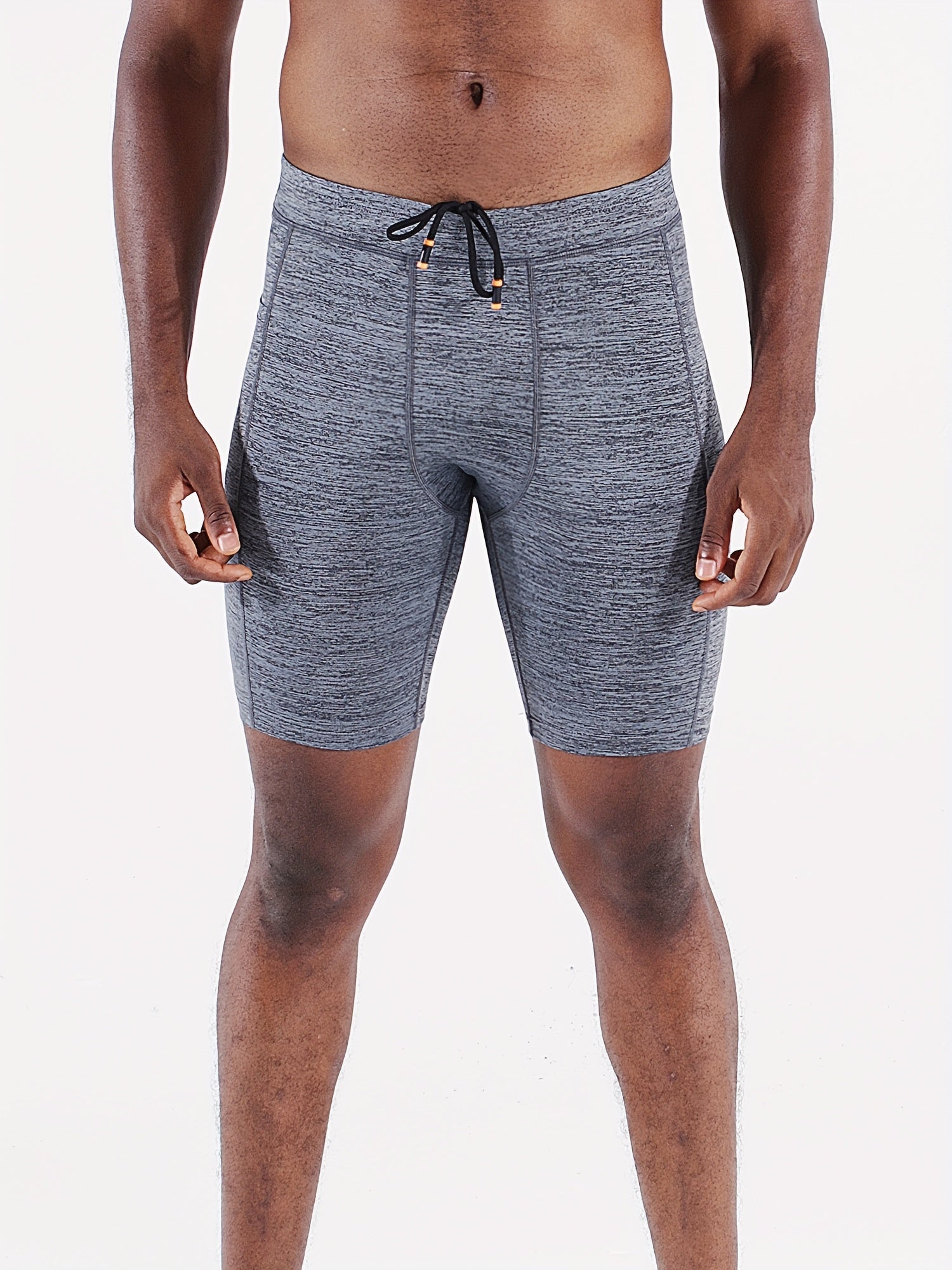 Men's Compression Shorts With Pocket Active Quick Dry Base Layer Shorts