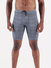Men's Compression Shorts With Pocket Active Quick Dry Base Layer Shorts