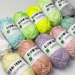 Glow in the dark Wool Soft Knitting Luminous Wool DIY Knitting Doll Bag Scarf
