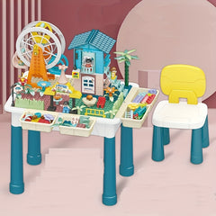 Children's Building Block Table Puzzle Toy
