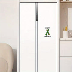Green Ribbon Vinyl Sticker Invisible Disability Awareness