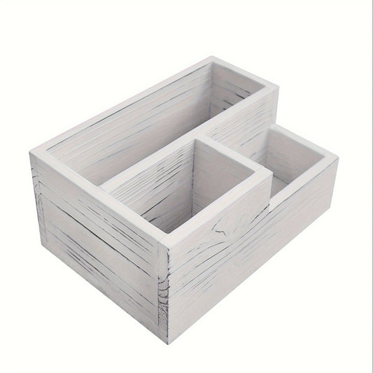 American Rustic Style Pen Holder Storage Box Desktop Placement Sorting