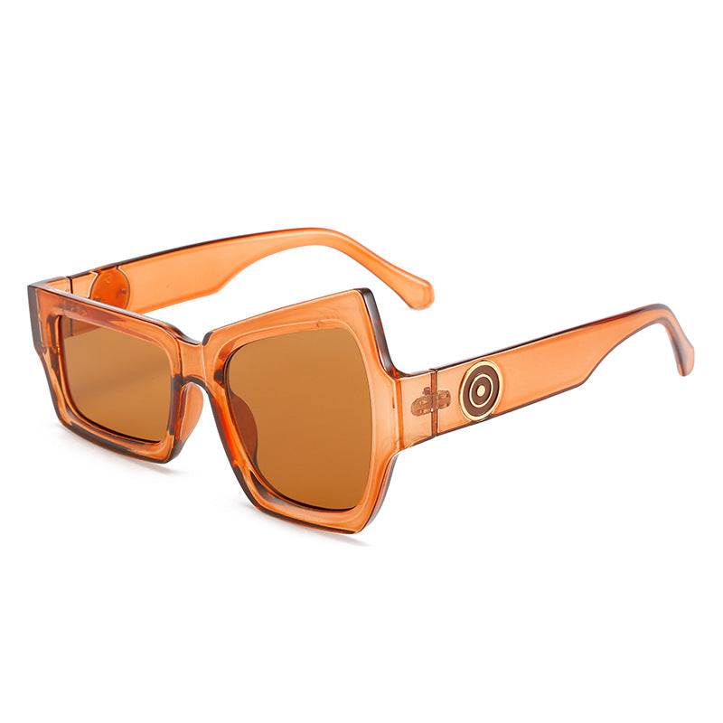 Thick Frame Sunglasses Y2K Punk Eyeglasses Women's Driving Eyewear