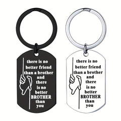 Creative Brother Keychain Gift For Boys, Friends