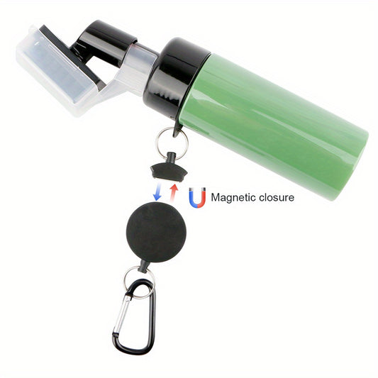 Portable Golf Club Cleaning Brush with Water Spray Bottle