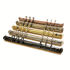 Detachable Loose Leaf Ring Binder w/ Bamboo Backboard Screws