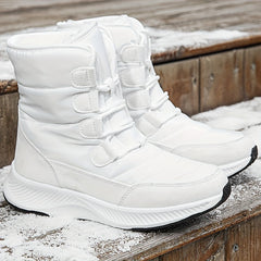 Women's Winter Snow Boots Faux Fur Lining Mid Calf Outdoor Hiking
