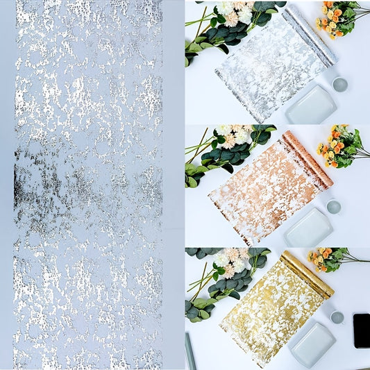 Golden Mesh Roll Wedding Decoration
