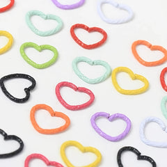 30pcs Girls Heart Star Hair Beads DIY Accessories