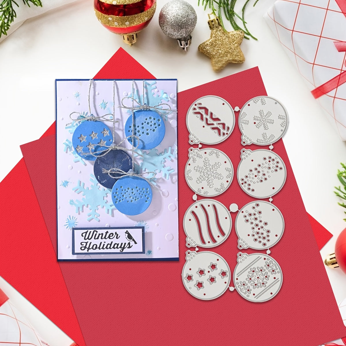 Christmas Decoration Balls Metal Cutting Dies Stencils