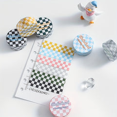 1pc Checkered Series Washi Tape Grid Pattern For DIY Paper Crafts