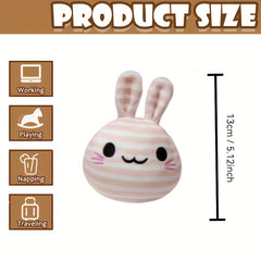 9pcs Soft Plush Rabbit Dolls Long Eared Playful Designs