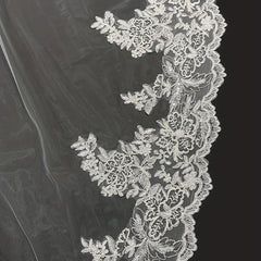 Baroque Wedding Veil Cathedral Long Veil