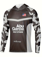 Men's Camo UPF 50 Sun Protection Hoodie Long Sleeve Top