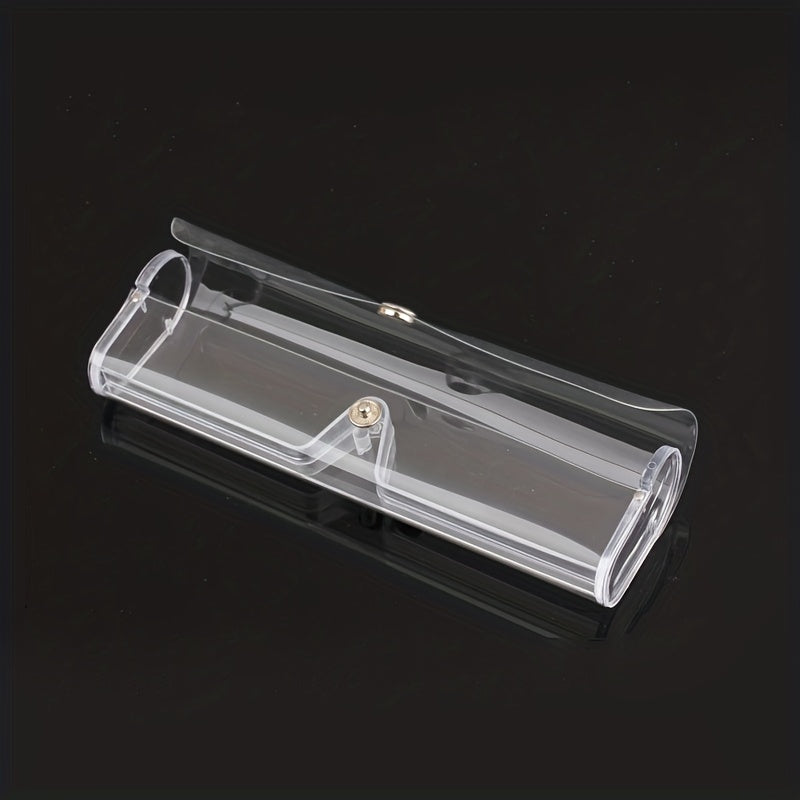 Transparent Plastic Glasses Case Lightweight Portable Myopia Glasses Box