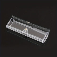 Transparent Plastic Glasses Case Lightweight Portable Myopia Glasses Box