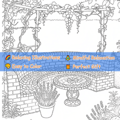 Cozy Corner Adult Coloring Book - Deluxe Edition