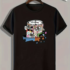 Creative Pattern Men's Graphic T shirt Casual Comfy Tees For Summer