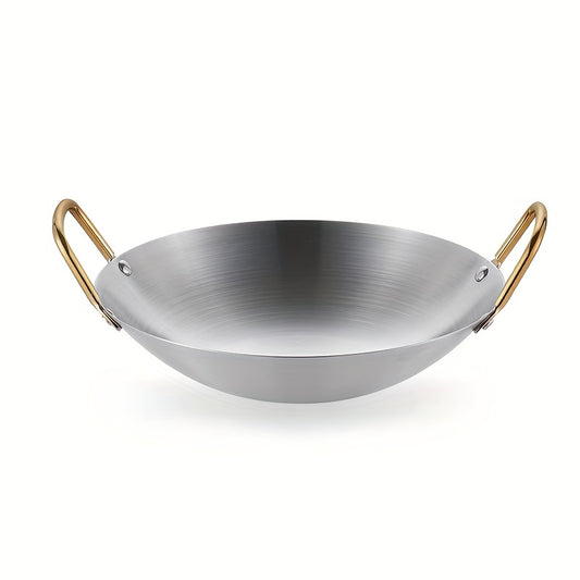 Multifunctional Wok Frying Pan Double Handle Kitchen Cooking Tools