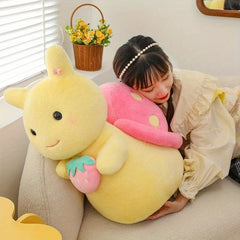8.66in Cute Snail with Strawberry Doll Set for Birthday Gift