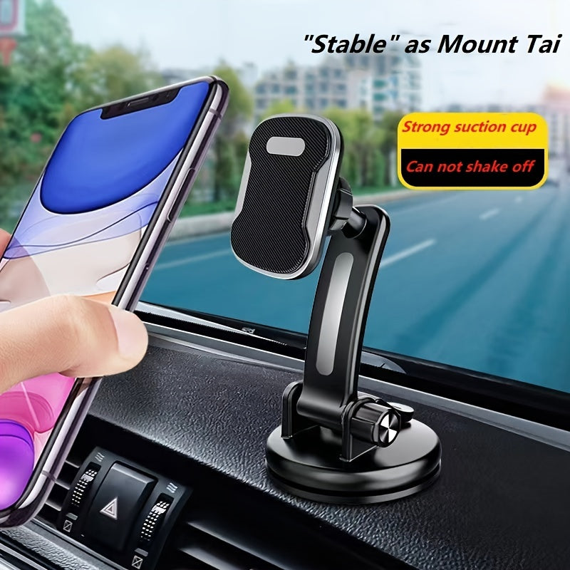 Car Magnetic Phone Bracket 360 Rotating Magnet Mount Suction Cup