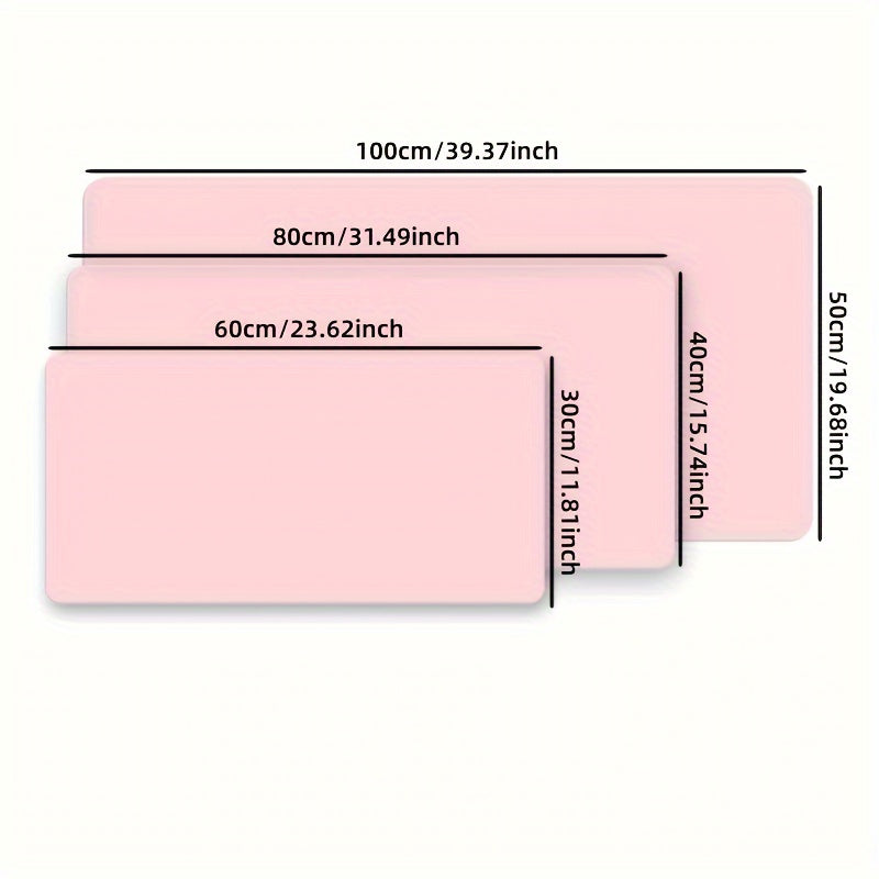 Large Mouse Pad PU Leather Pad For Desktop Laptop Desk Pad