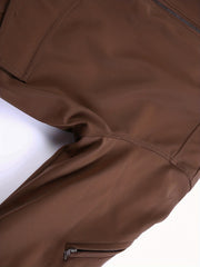 Men's Soft Shell Hooded Jacket Windproof Zip Up Winter Outdoor