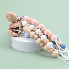 Colorful Baby Pacifier Clips for Teething Dummy Holder