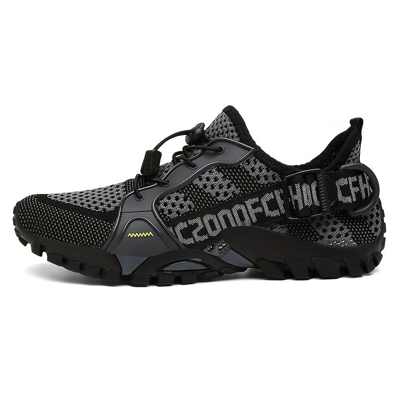 Men's Knitted Breathable Sneakers for Hiking Climbing