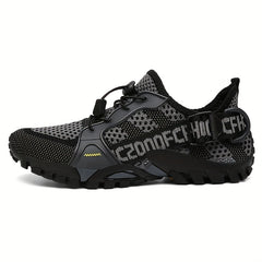 Men's Knitted Breathable Sneakers for Hiking Climbing