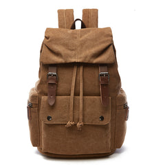 Outdoor Leisure Retro Travel Canvas Backpack Computer Backpack