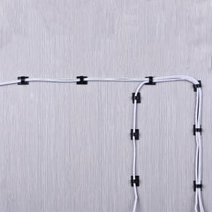 50pcs Wire Clips Cable Management Holder Clamps for Car Office Home