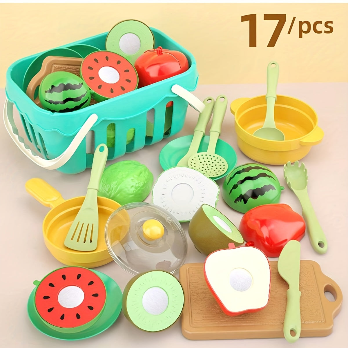 Kids Play House Fruit and Vegetable Kitchen Toy Set