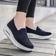 Wedge Shoes For Women Air Cushion Slip On Sneakers