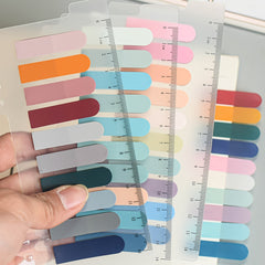 3 Types Card PET Sticky Notes 600 Stickers Label Paper Index Stickers