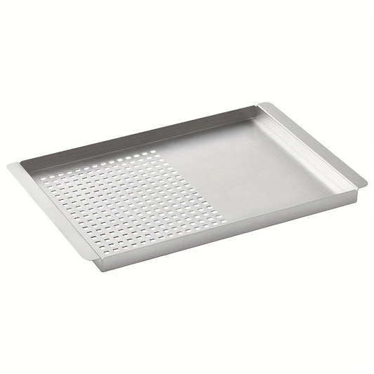 Stainless Steel Non-stick BBQ Plate Portable Outdoor BBQ Accessories