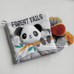 Interactive Sensory Play Book with Animal Tails