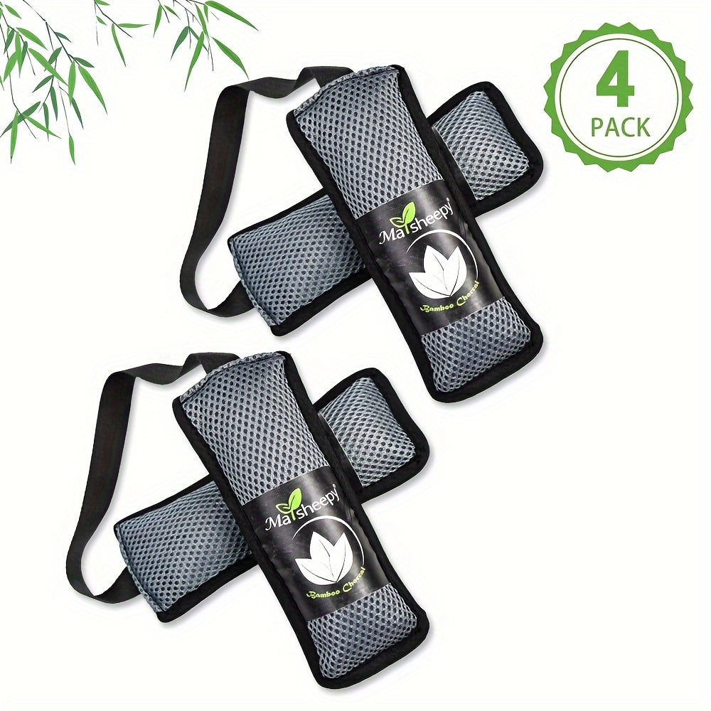 4pcs Boxing Glove Deodorizer Bamboo Charcoal Odor Eliminator