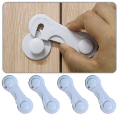5 Pack Adjustable Drawer Locks - Child Safety Locks for Baby Proofing