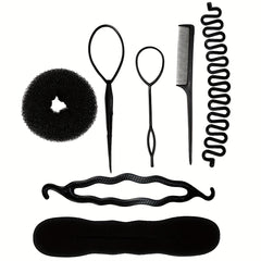 Hair Braiding Tools Set for Women, DIY Hair Styling Accessories