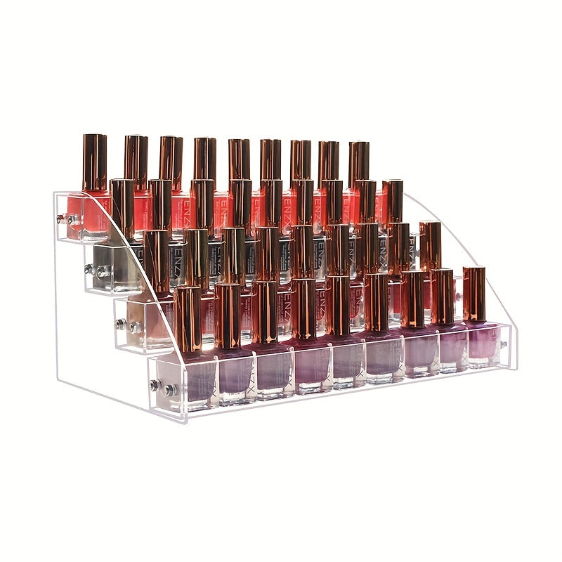 4 Layer Acrylic Nail Polish Rack