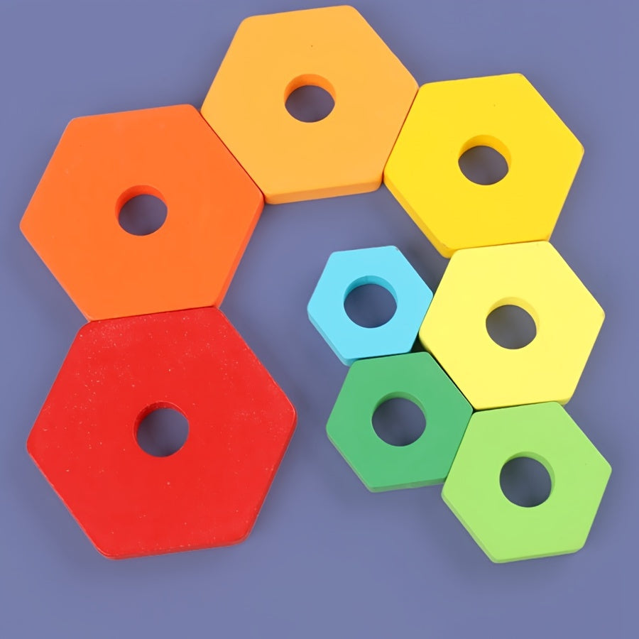 Geometric Shape Set Building Blocks for Children's Early Education