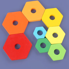 Geometric Shape Set Building Blocks for Children's Early Education