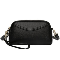 Minimalist PU Leather Crossbody Bag Shoulder Clutch Purse