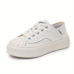 Women's Shell Head Flat Shoes Breathable Outdoor Sport Casual Board Shoes