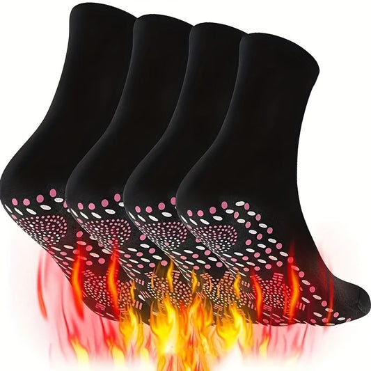 Self Heating Foot Warm Socks Comfortable Breathable Heat Cycle Cold Resistant