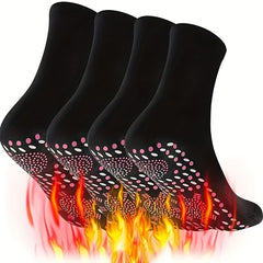 Self Heating Foot Warm Socks Comfortable Breathable Heat Cycle Cold Resistant