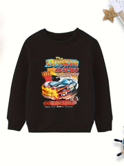 Racing Car And THE DREAM IS Boys Sweatshirt