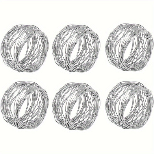 Napkin Ring Mesh Holder Set Of 2pcs For Party Dining Table Decoration