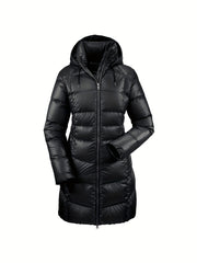 Thickened Long Down Jacket for Winter Outdoor Sports Women
